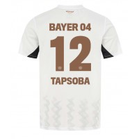 Bayer Leverkusen Edmond Tapsoba #12 Bortedrakt 2024-25 Kortermet